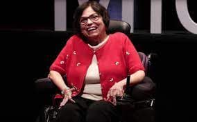 Judy Heumann helped so many of us with disabilities to be out and proud.